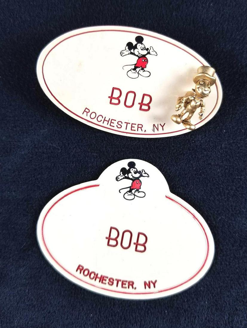 Lot of 2 Walt Disney World Vintage 1990s Name Bob (1 of 4)