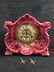 Antique Asonia Ossipee Pink Mantle Clock