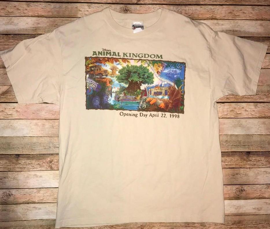 Disney Animal Kingdom Opening Day Shirts Lot Of 2 (1 of 4)