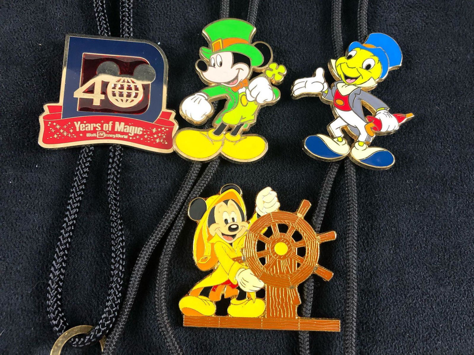 Disney Cast Exclusive Lot Of 4 Bolo Style Lanyards (1 of 5)