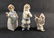 Lladro Porcelain Christmas Lot Of 3 Sets Santa