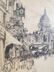 1925 The Street Of Ink Etching by Fred Richards - 10