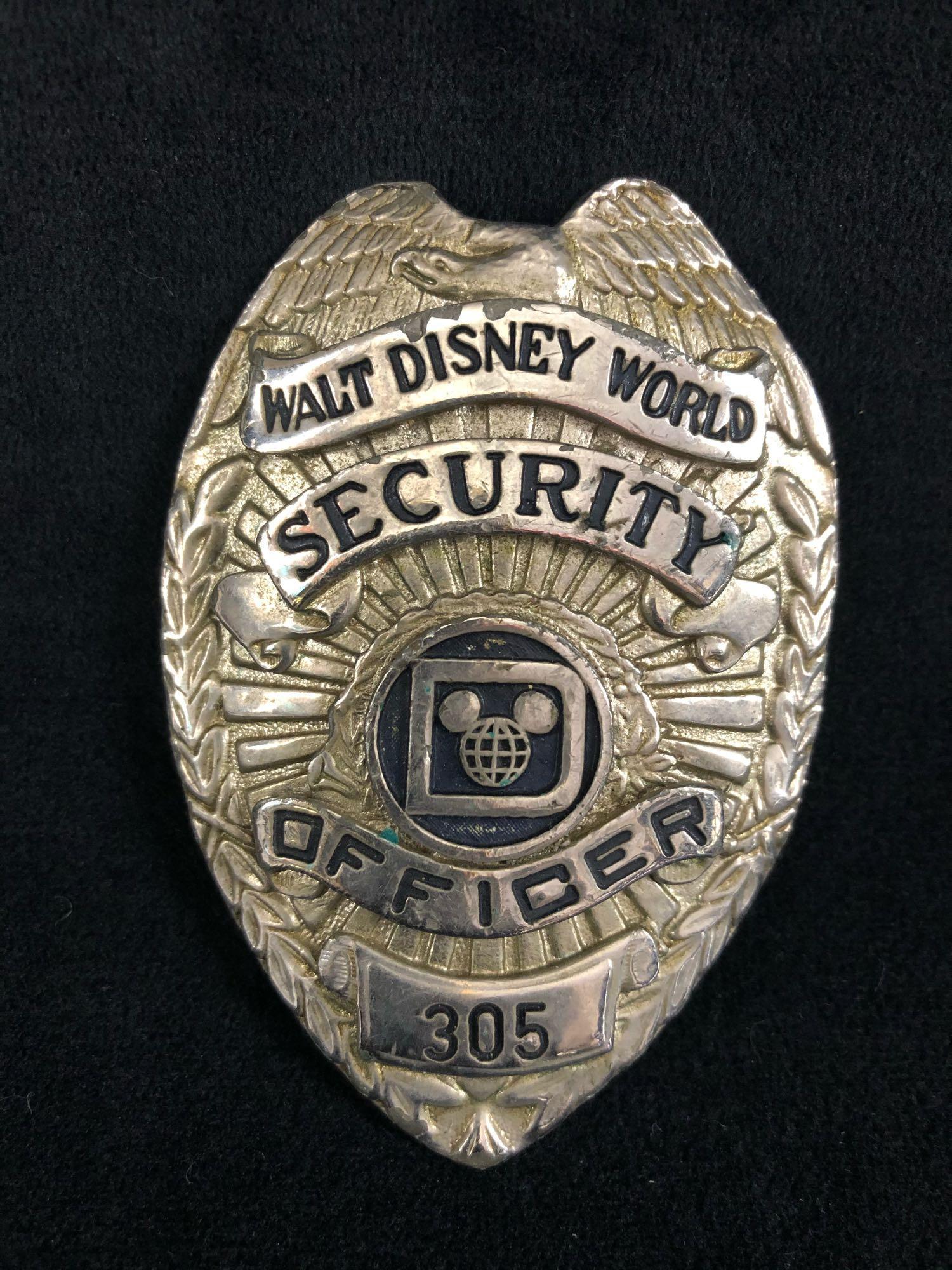 Original Walt Disney World Security Officer # 305 Badge (1 of 4)