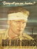 Military US Government Buy War Bonds WWII Poster - 4