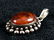 Stunning Vintage Natural Amber Sterling Silver Pendant - 3