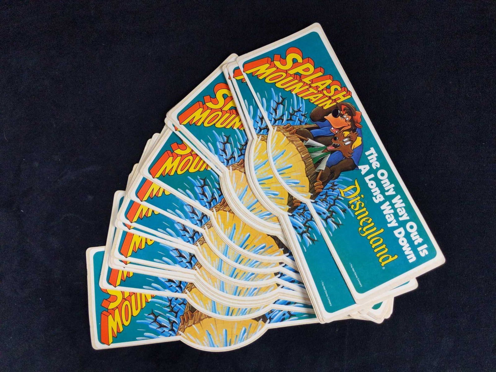 Vintage Disneyland Splash Mountain Bumper Stickers B (1 of 3)
