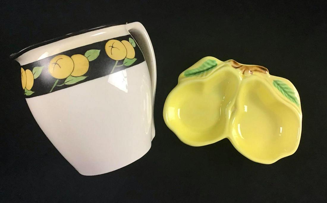 Lot of 2 Lemon Dining ware Vintage Belleek Pitcher (1 of 9)