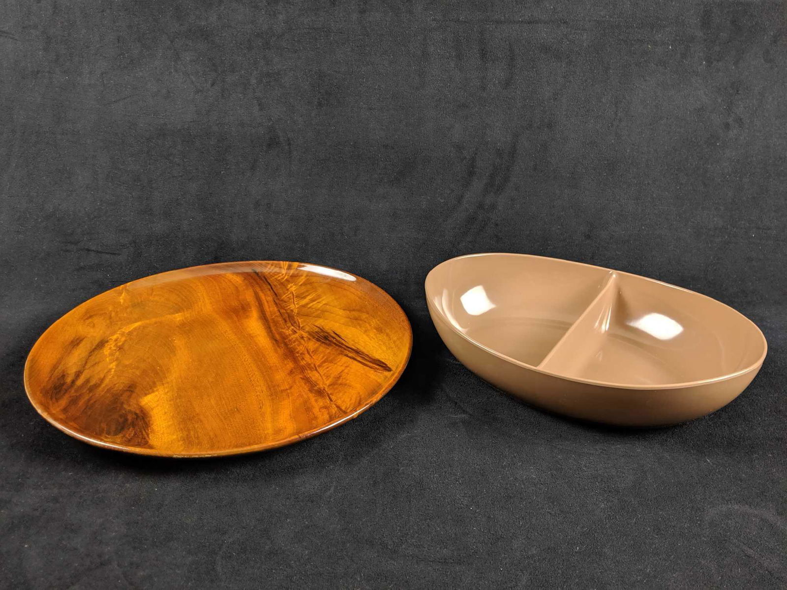 Mid-Century Party Platters Lot of 2 (1 of 6)