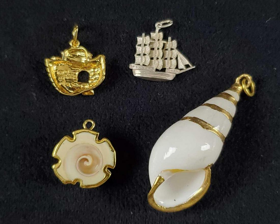 Out Of The Sea Nautical Pendants Lot of 4 (1 of 7)