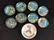 Lot of 9 Vintage Walt Disney World Mini Plates Magic