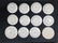 Vintage Lot Of Twelve Porcelain Plates - 12