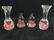 Vintage Glass Art Designer Joe Rice Candlestick Lot