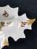 Vintage Gold and White Limoge Porcelain Leaf Shape Dish - 4
