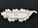 Vintage Gold and White Limoge Porcelain Leaf Shape Dish - 5