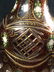 Decorative Burgundy Gold Cut to Clear Crystal Bouquet - 3