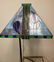Tiffany Style Stained Glass Lamp with Glass Table - 5