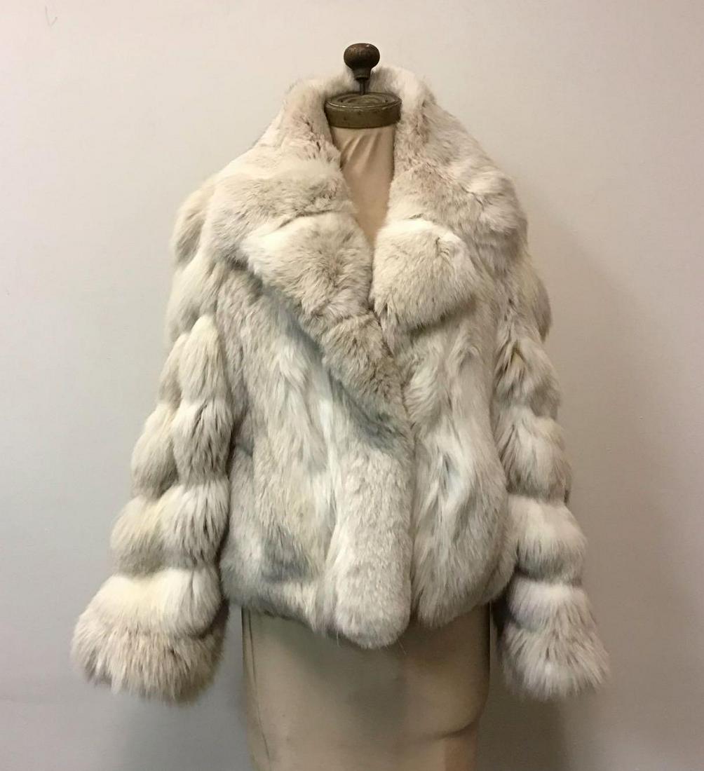 Blush Fox Jacket Fur Coat Vintage Fashion (1 of 7)