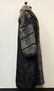 SAGA Ranch Mink with Indigo Fox Tux and Collar Fur Coat - 4