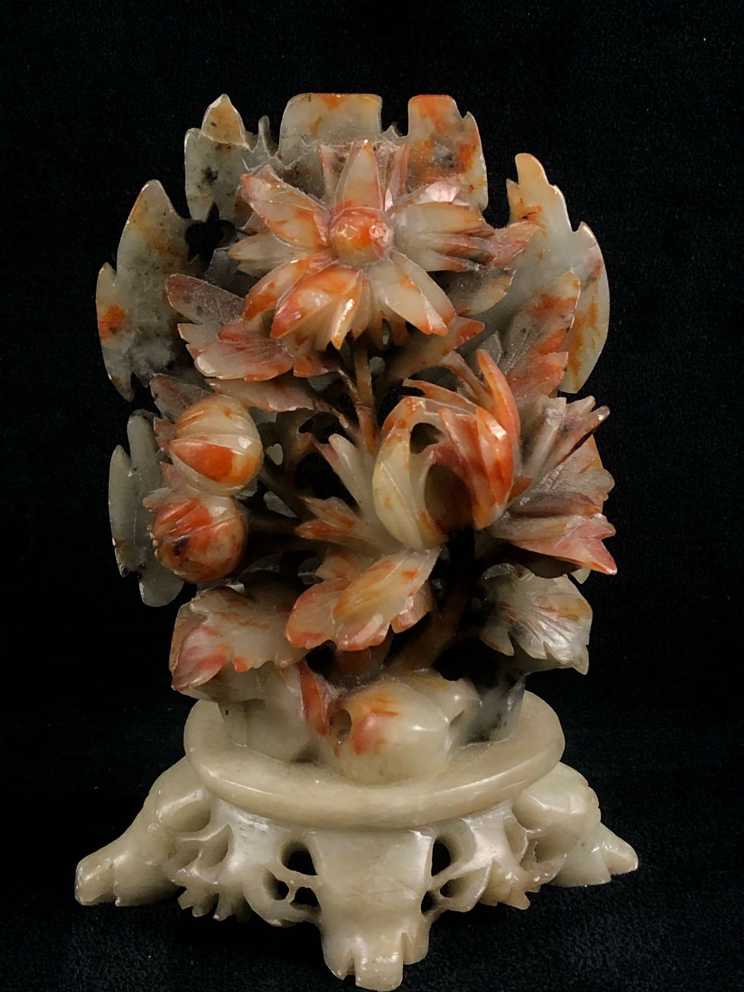 Antique Detailed Hand Carved Natural Hetian Jade 2D (1 of 12)