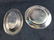 Set of Round and Oval Silver Plate Serving Trays - 5