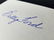Signed 3x5 Card of Betty Ford - 2