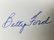 Signed 3x5 Card of Betty Ford - 3