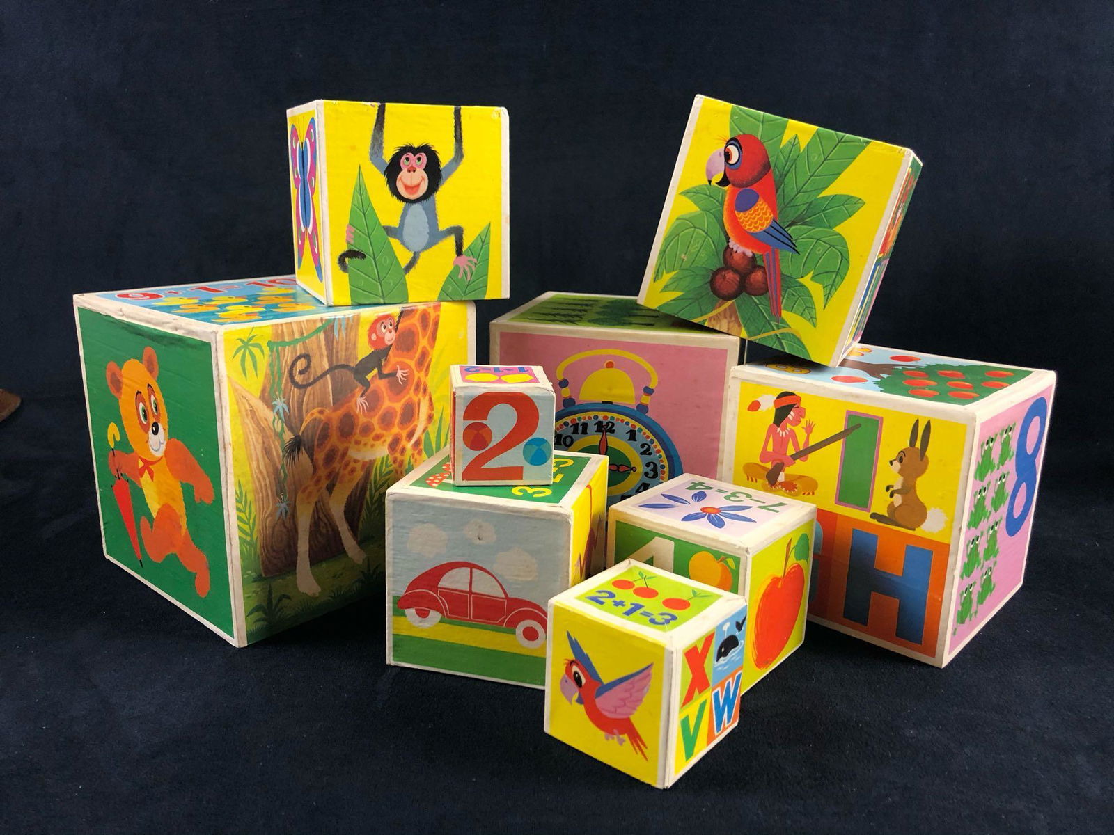 Vintage Bilder Pyramide Hermann Eichhorn Spielzeug Toys (1 of 9)