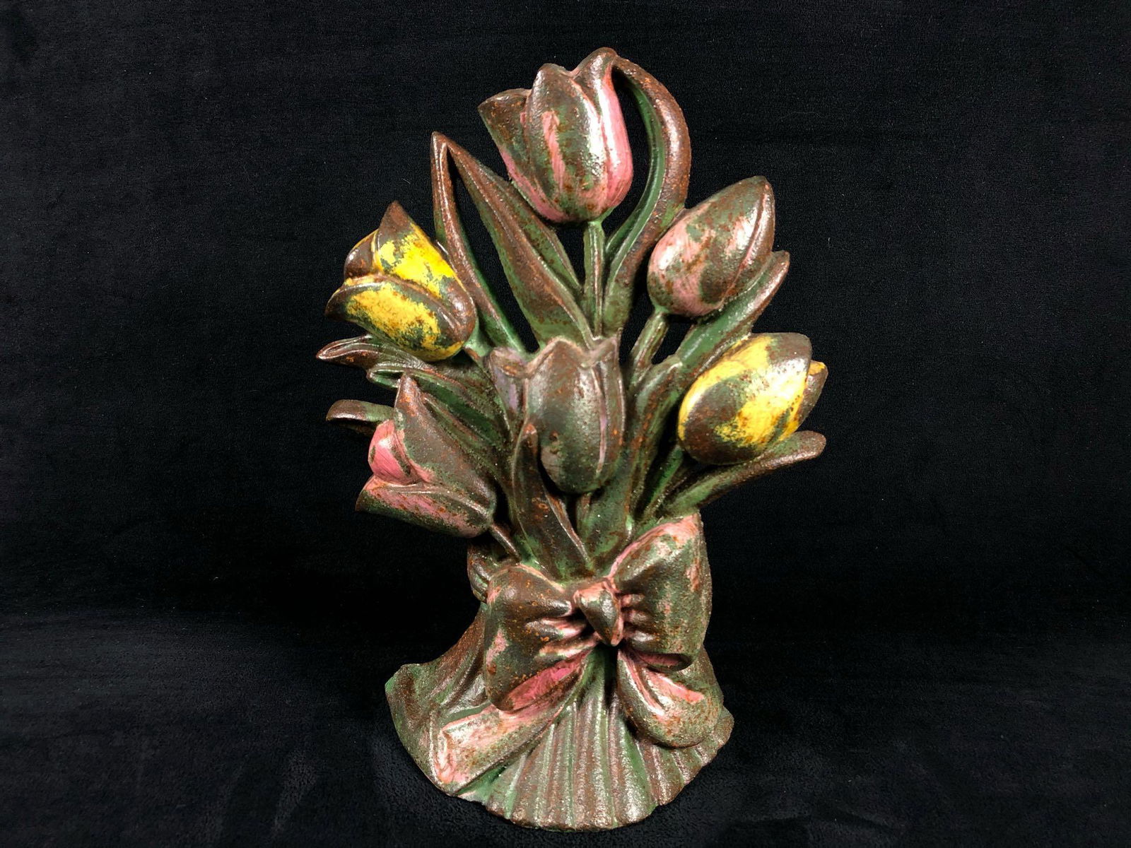 Antique Cast Iron Made In Taiwan Original Hand Painted (1 of 8)