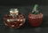 Glass Art designer Joe Rice Strawberry Candlestick Lot - 5