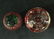 Glass Art designer Joe Rice Strawberry Candlestick Lot - 6