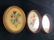 A Lot Of 3 Bouquet Of Roses Flowers Beaded Print Wooden - 2