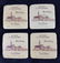 Four Domaine de la Renardiere Ceramic Coasters