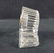 Waterford Crystal Silver Rim Cottage Mantel Clock - 7