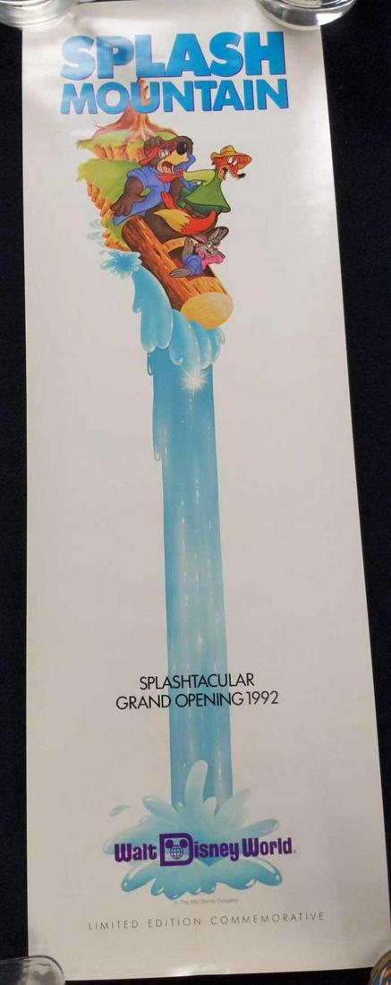 Disney World Vintage Splash Mountain Mini Poster B (1 of 4)