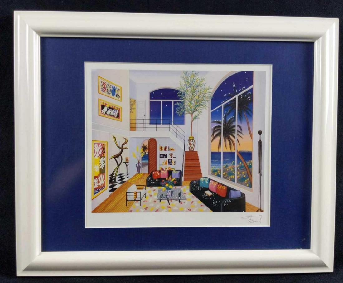 Signed Seriolithograph By Francois Fanch Ledan (1 of 8)