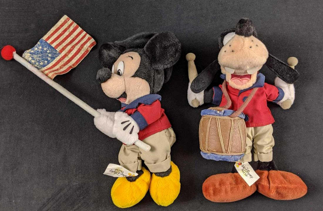 Vintage Mickey And Goofy Epcot USA American Adventure (1 of 7)