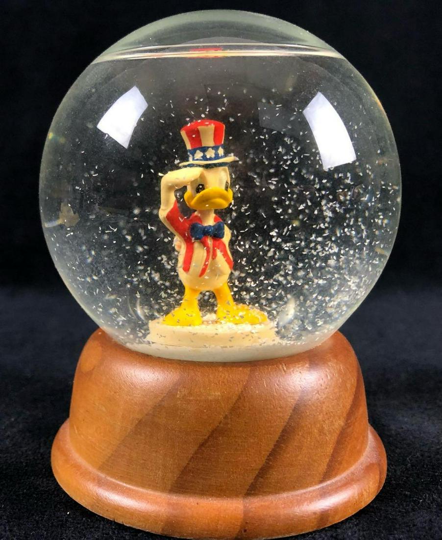 Limited Edition Disney Crystal Snow Globe, "Donald Duck (1 of 10)