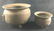 Large Footed Hammered Copper Pot and Small Footed - 3