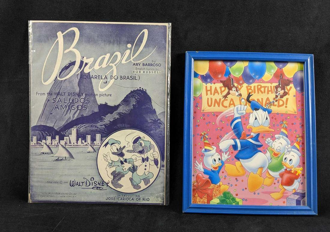 Disney BRAZIL SALUDOS AMIGOS SHEET MUSIC From 1942 And (1 of 8)