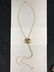 Risis Golds Toned Orchid Slider Necklace - 2