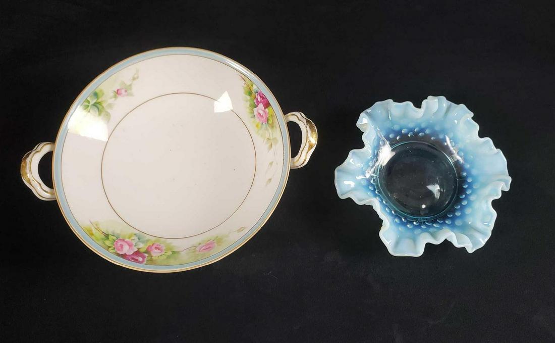 Vintage Porcelain Serving Bowl And Candy Dish (1 of 8)