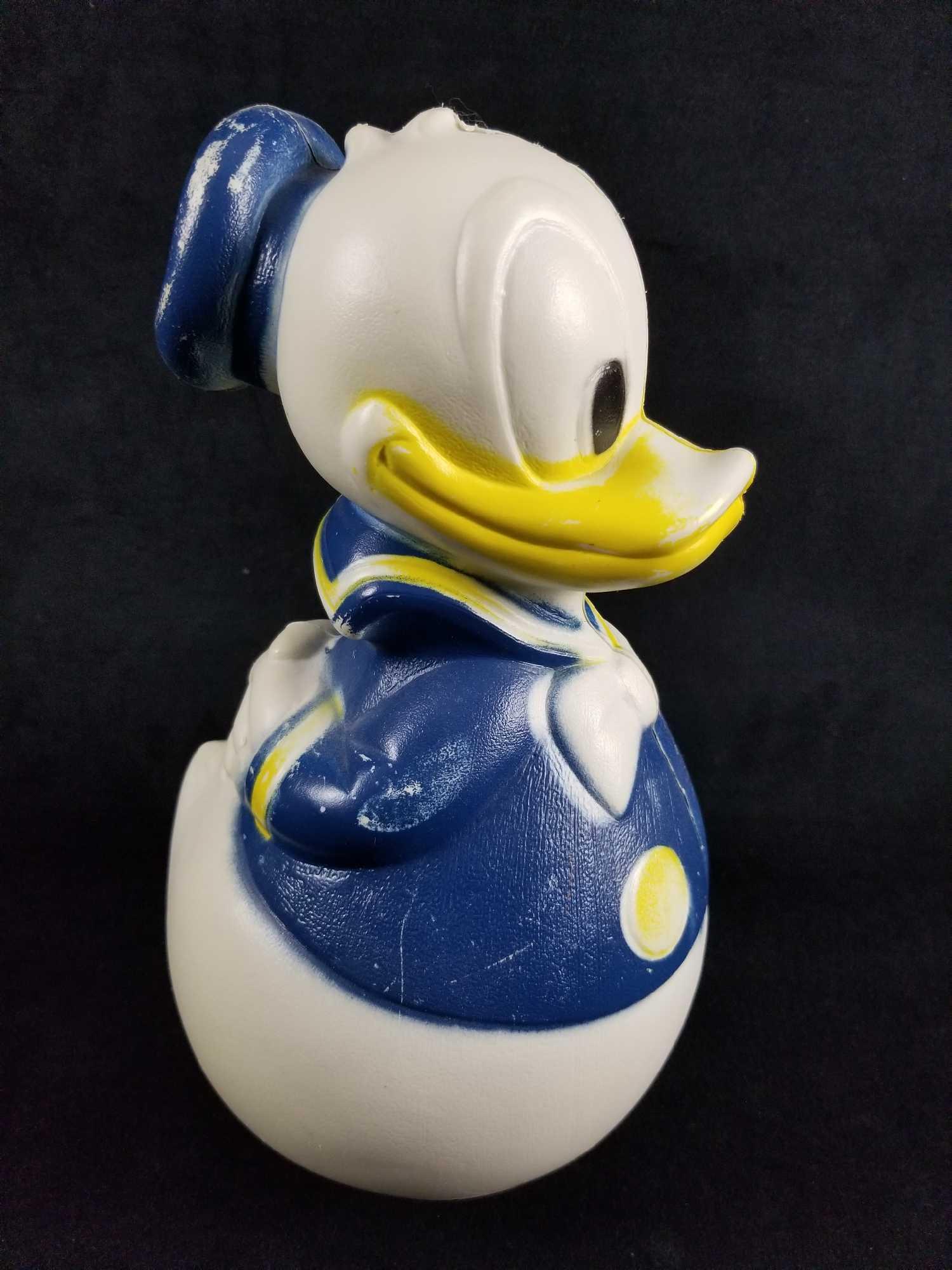 Vintage Roly Poly Tumbling Plastic Donald Duck Toy (1 of 6)