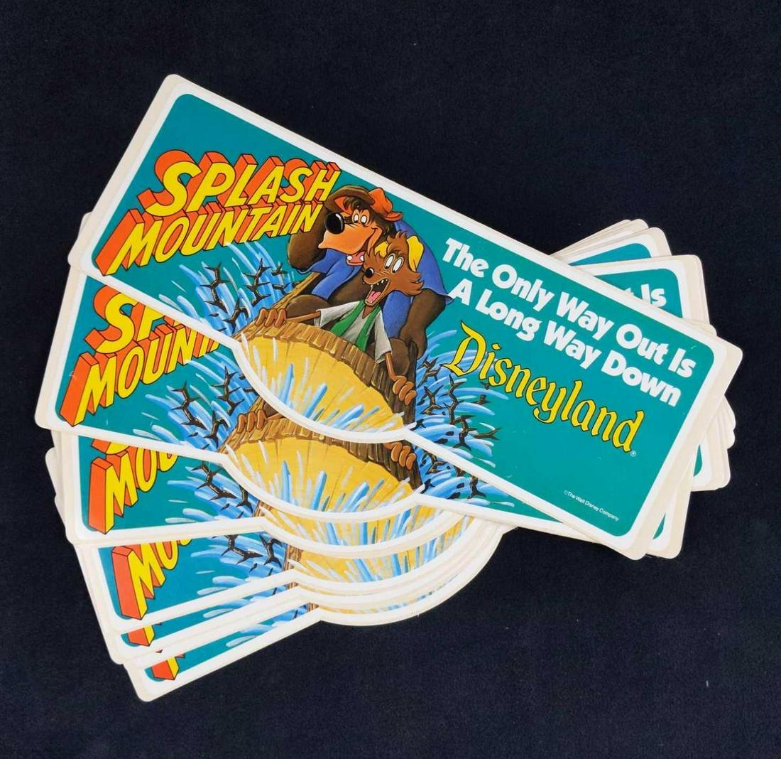 Vintage Disneyland Splash Mountain Bumper Stickers D (1 of 6)