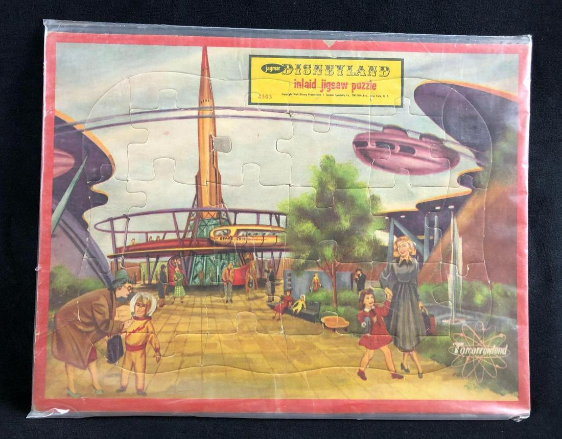 Vintage 1950's Disneyland Inlaid Jigsaw Puzzle (1 of 12)