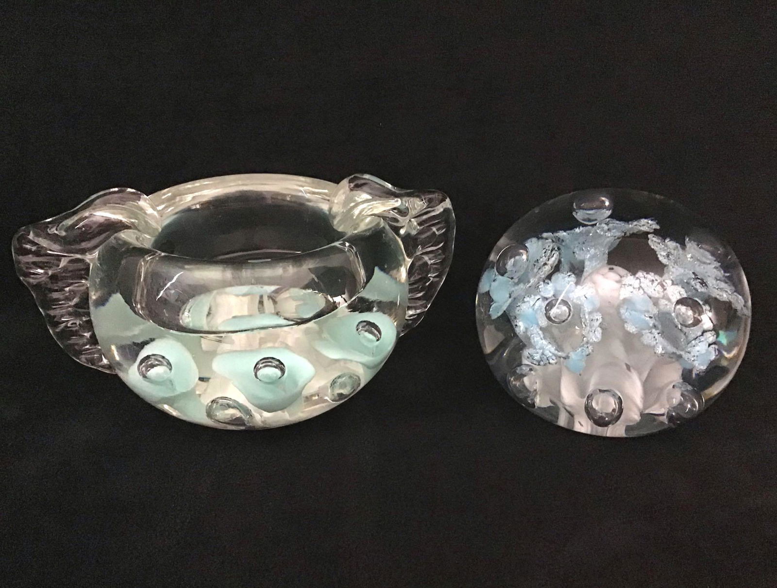 Glass Art Paperweight Ashtray Designer St Clair Lot (1 of 10)