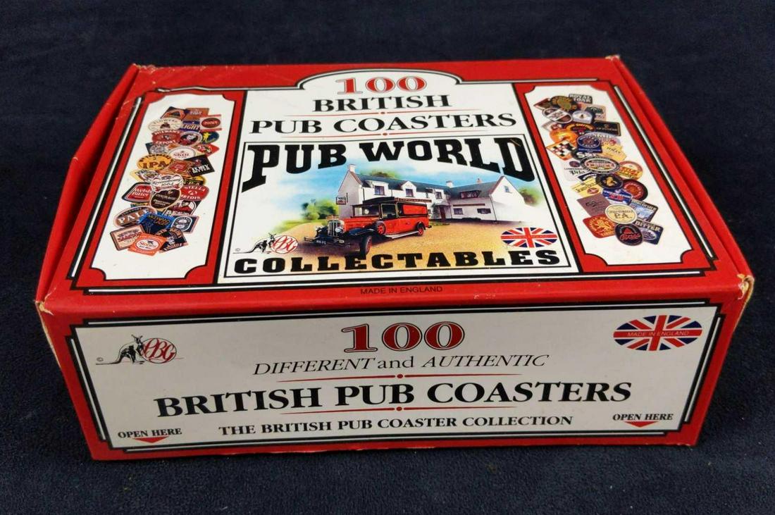 100 Authentic British Pub World Coasters Beer B: The British Pub Coasters collection is made up of 100 different and authentic pub coasters. Including special short series where available. These represent many of the oldest and more famous brews con