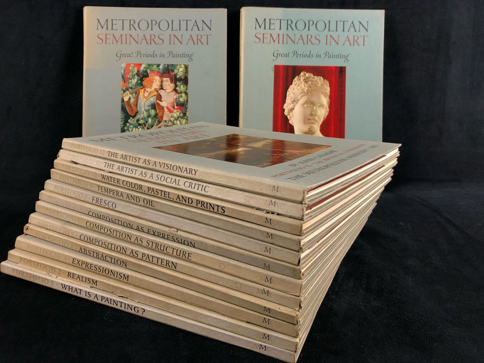 1958 Complete Set Metropolitan Seminars In Art By John: Vintage 1958 Complete Set Metropolitan Seminars In Art By John Canaday Vol. 1-12 & A-B W/ Prints . This lot of books is in very good condition with no rips or tears. Weight is 23 lbs