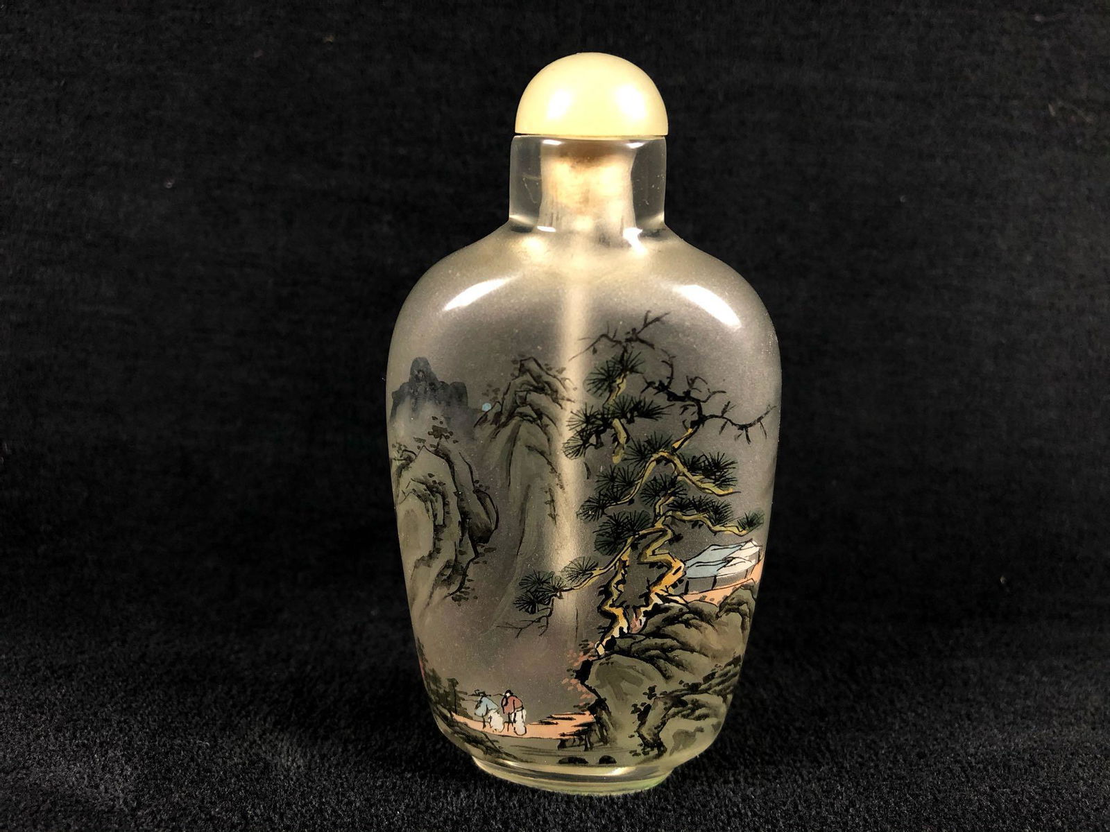 Vintage Chinese Asian Snuff Perfume Vintage Snuff Bottle Asian Reverse