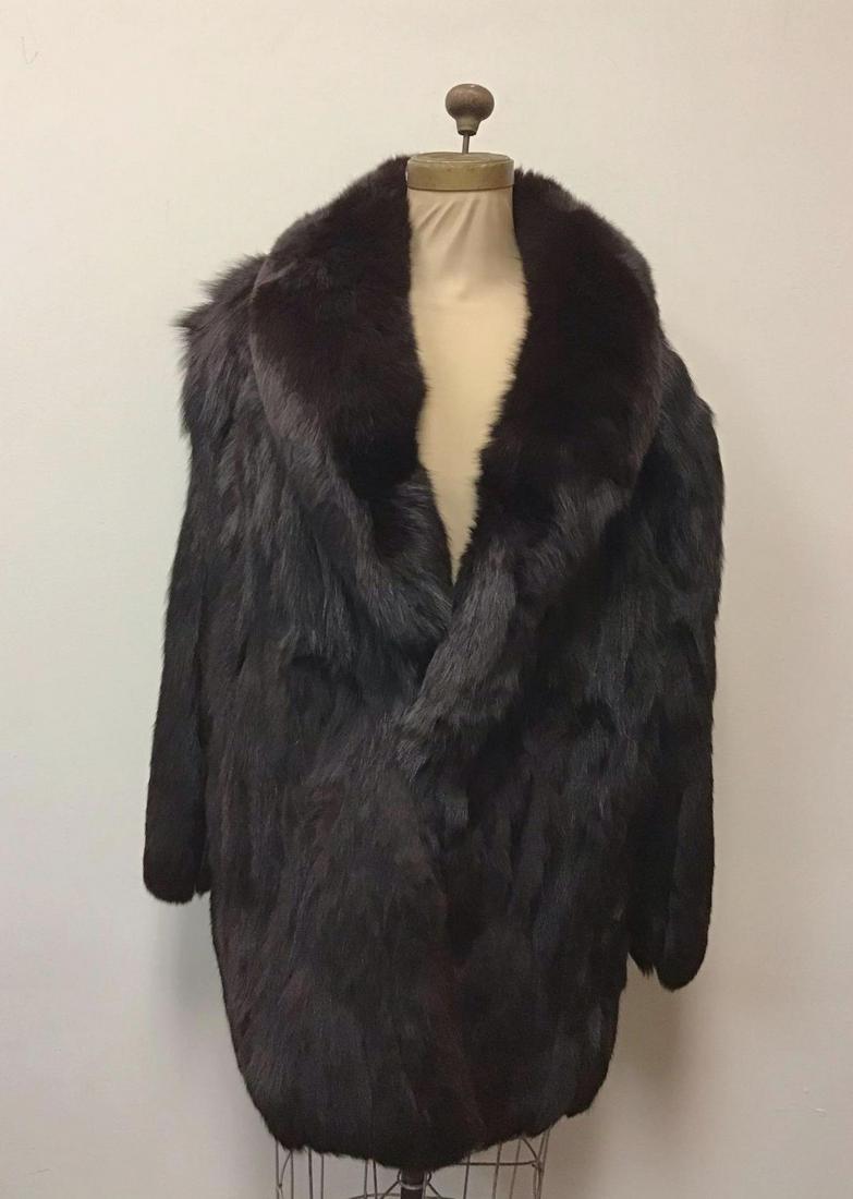Black Fox Fur Coat by Neiman Marcus (1 of 6)