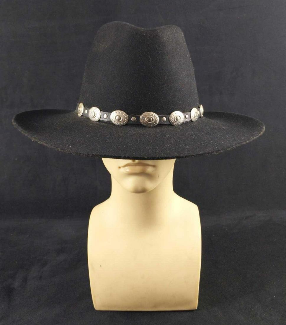 Stallion By Stetson Black Cowboy Hat Premium Wool: Stallion By Stetson Black Cowboy Hat XX Premium Wool. Size 7 1/2". Hat is in good, used condition with some dust that should be cleaned either by a pro or small brush (or hat sponge made for wool!). H